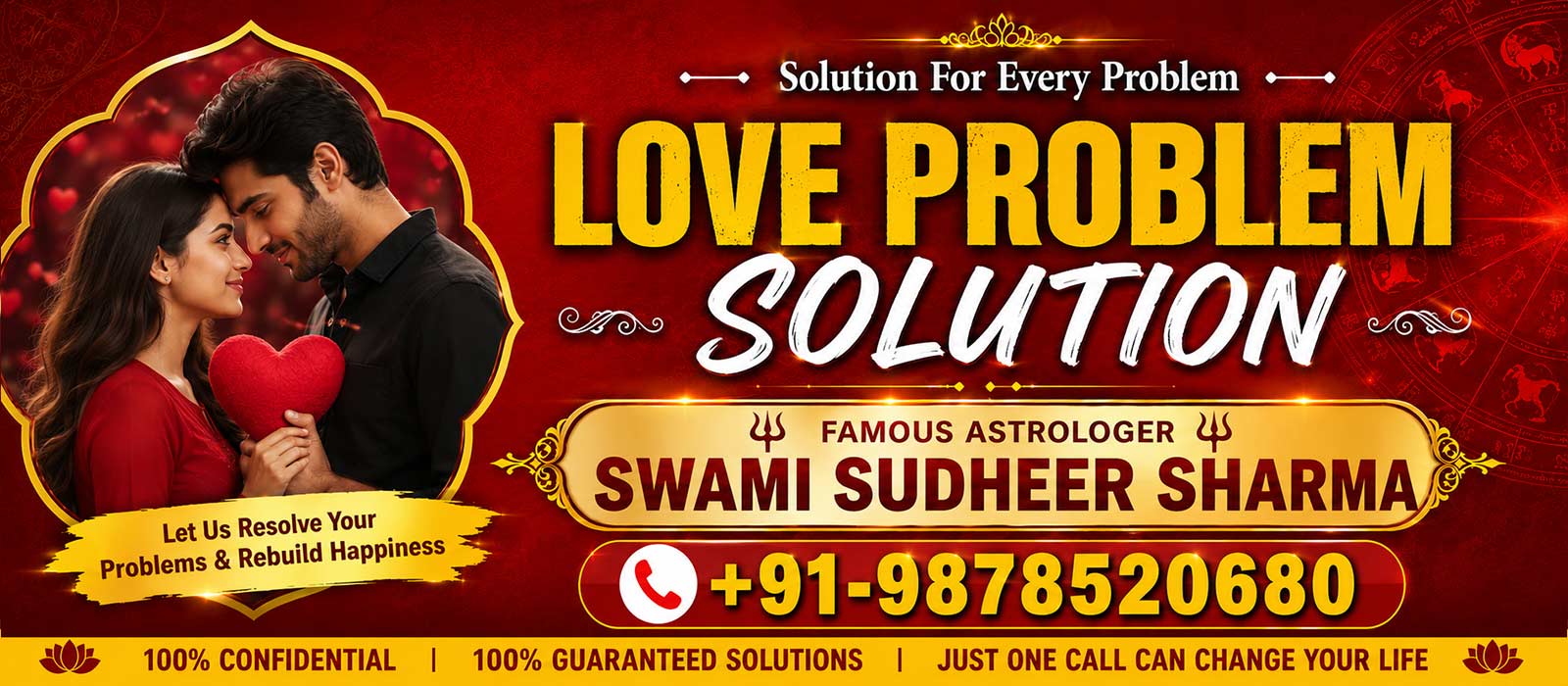 Astrologer Swami Sudheer Sharma Ji Call +91-9878520680